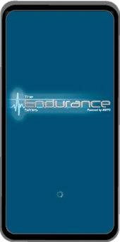 Mobile phone with the NOFFS Endurance App on the screen