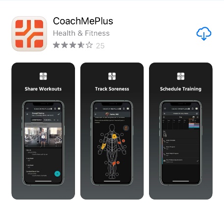 An image showing what the screen looks like in the app store