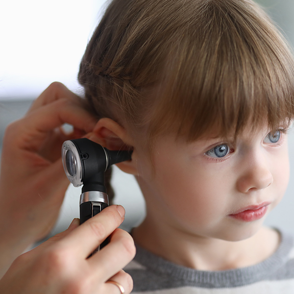 Kid with possible ear infection